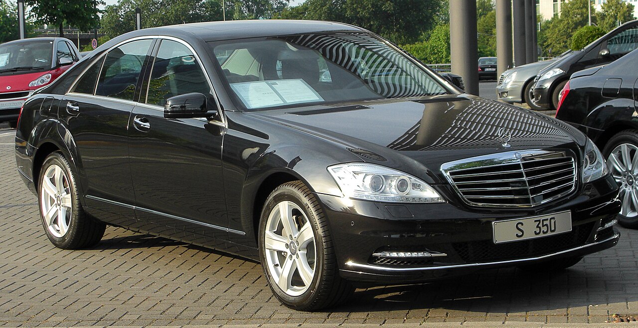 Mercedes S-Class luxury chauffeur vehicle